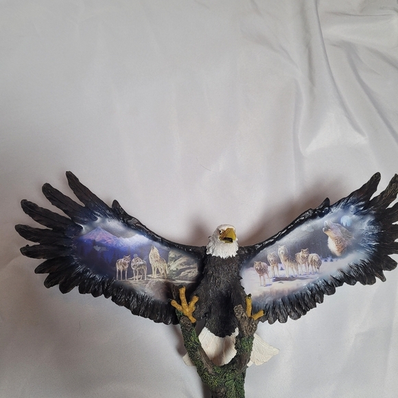 Bradford Exchange Eagle Wall Hanging Mystic Guardians by Robin Koni 2005 - Picture 1 of 13